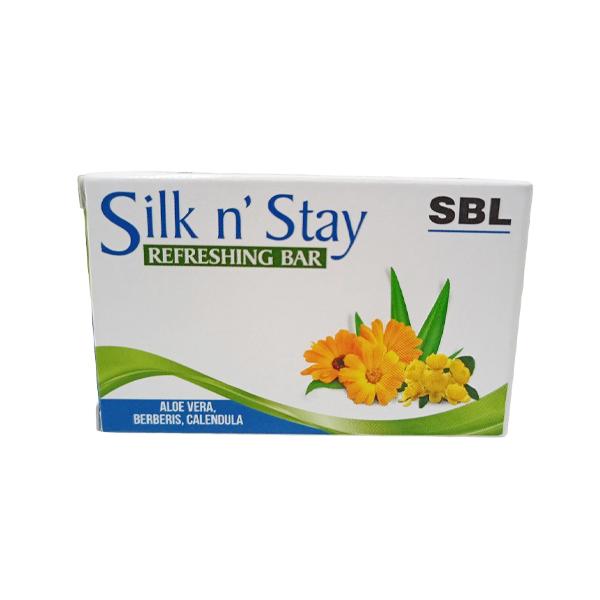 Netmeds | SBL Silk N Stay Bathing Soap (Aloevera+Berberis+Calendula) 75 gm
