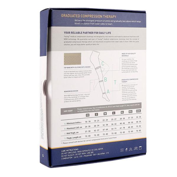 Youleg Medical Compression Stockings Thigh High (XL) - Knee/Leg Supports