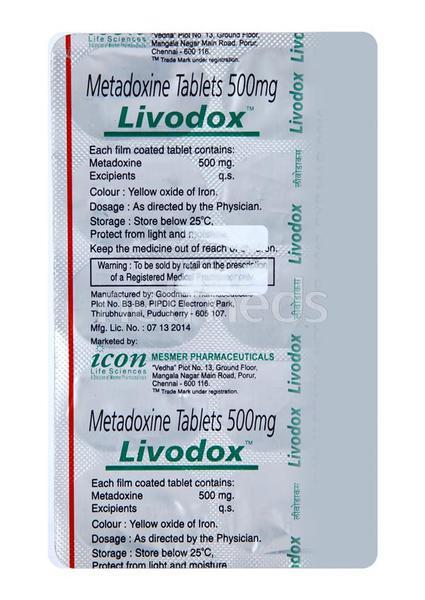 Livodox Tablet 10'S - Liver Disease