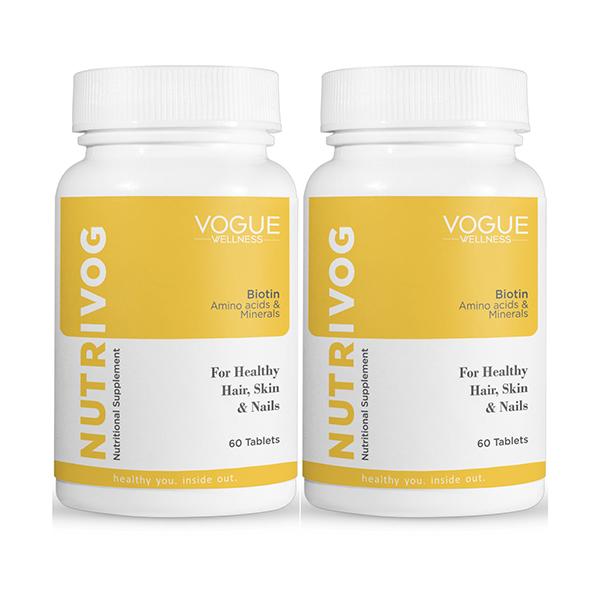 Vogue Wellness Nutrivog Tablet (Pack of 2 x 60's) - Hair & Skin