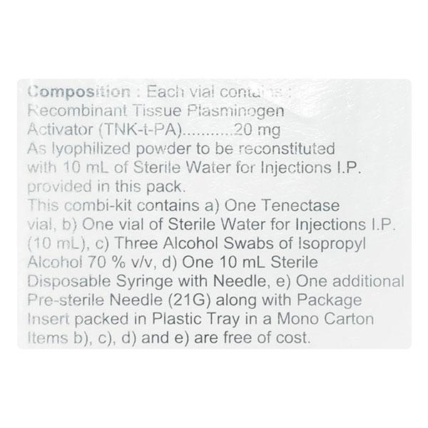 TENECTASE 20 Injection 1's - Blood Clot-Ant