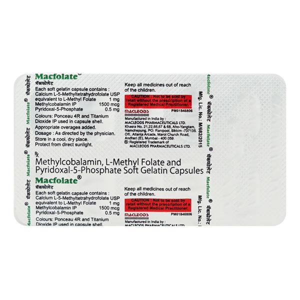 Macfolate Capsule 10'S - Supplements-Vam