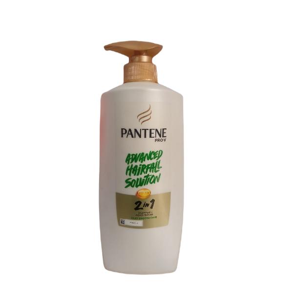 Netmeds | Pantene Pro-V Advanced Hair Fall Solution 2 in 1 Shampoo & Conditioner - Silky Smooth Care 650 ml