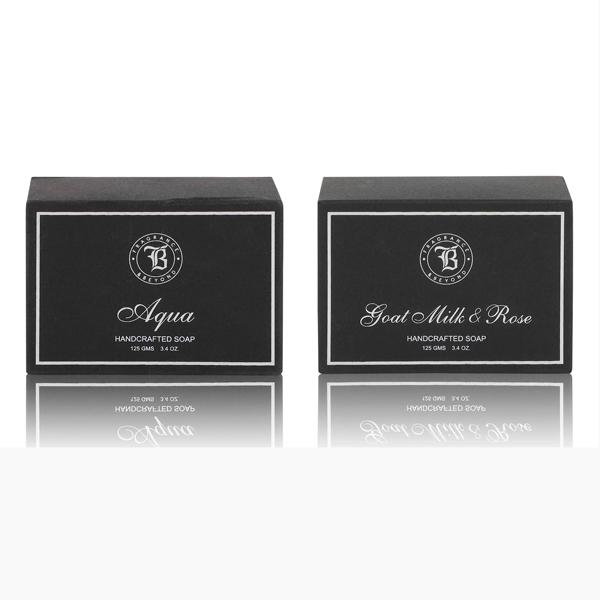 Fragrance & Beyond Aqua Soap and Goat Milk & Rose Soap Combo (Pack of 2 X 125 gm) - Soaps