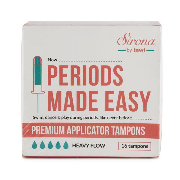Netmeds | Sirona Premium Applicator Tampon - (Heavy Flow) 16's