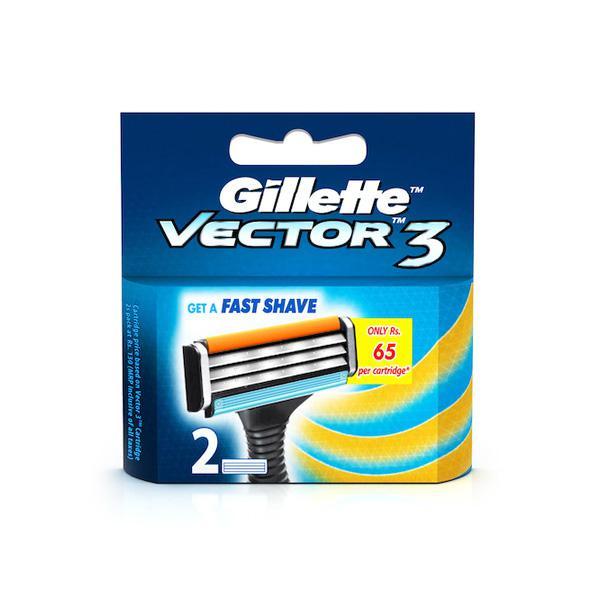 Gillette Vector 3 Cartridges 2's - Shavers