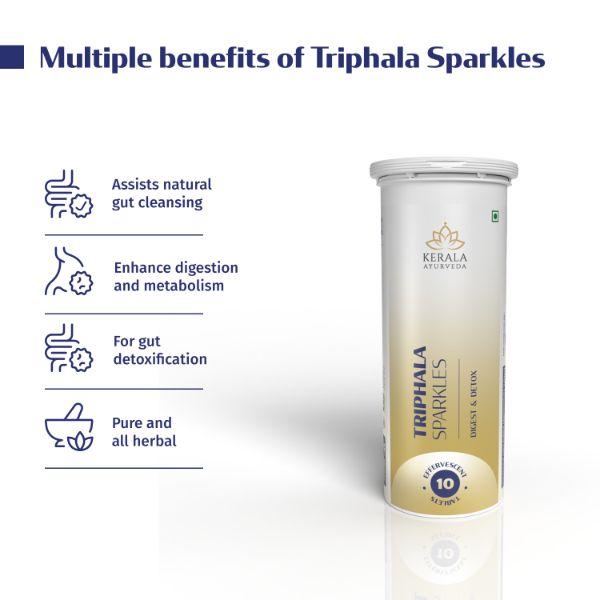 Kerala Ayurveda Triphala Sparkles Tablet 10's - Speciality Medicines