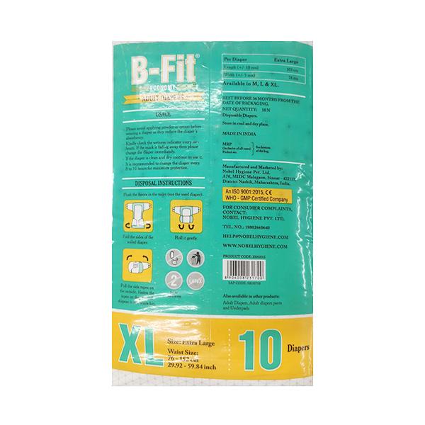 B-Fit Adult Diaper Pants - Economy (XL) 10's - Adult Diapers & Pads