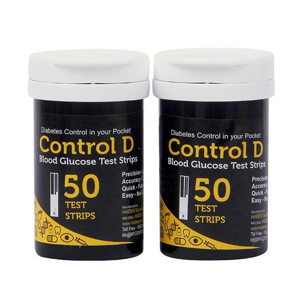 Netmeds | Control D Blood Glucose Test Strips 100's