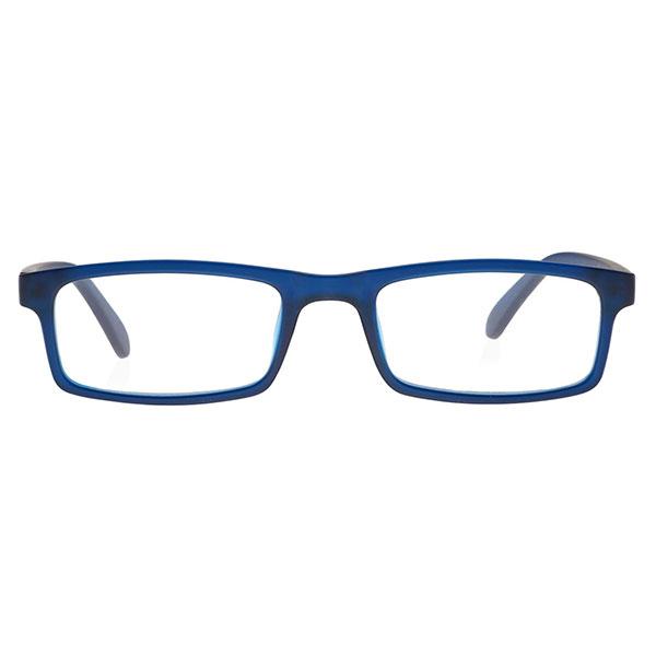 Klar Eye Rectangle Full Rim K-3021 Reading Glass - Blue (Optical Power +1) - Men Eyeglasses