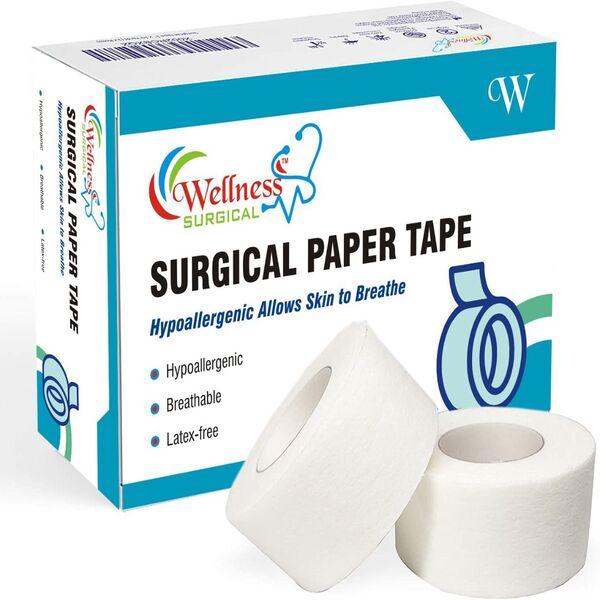 Netmeds | Wellness Microporous Surgical Paper Tape (1 inch x 5 mtr) 12's