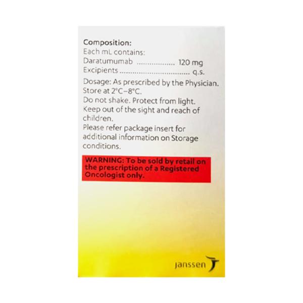DARZALEX FASPRO 1800mg Injection 15ml - Cancer Oncology-Tar