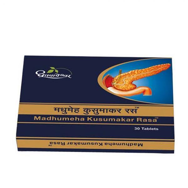 Netmeds | Dhootapapeshwar Madhumeha Kusumakar Rasa Tablet 30's