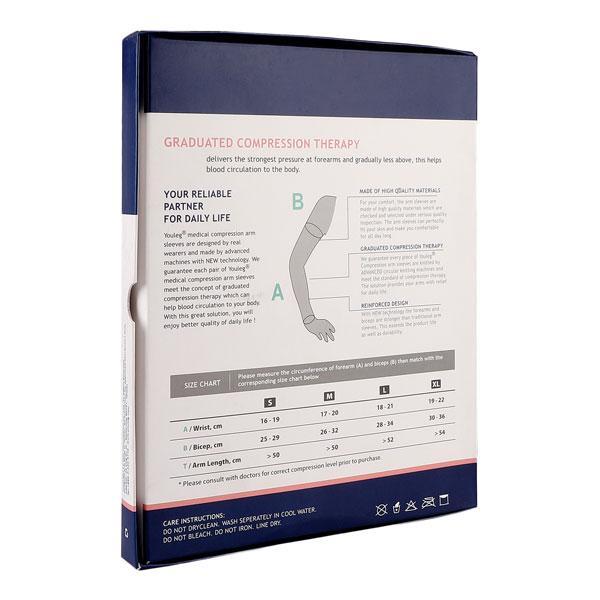 Youleg Medical Compression Stockings Arm Sleeves with Shoulder Strap (L) - Right - Arm/Elbow Supports