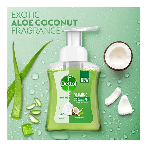 Dettol Foaming Handwash - Aloe Coconut 250 ml - Hand Wash & Soaps