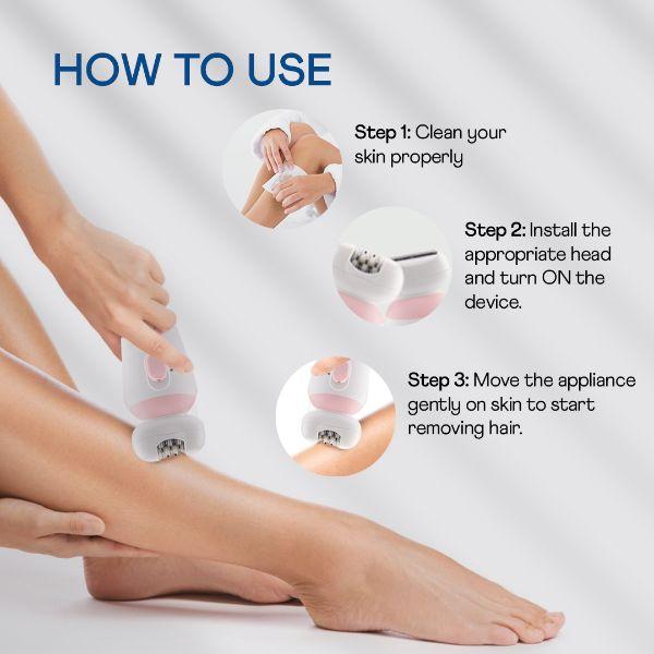 Winston Body Epilator & Shaver - Hair Removal Accessories