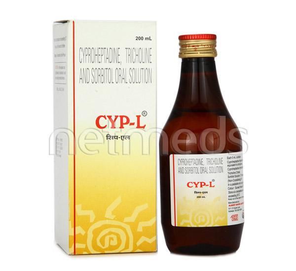 CYP L Syrup 200ml - Appetite-App