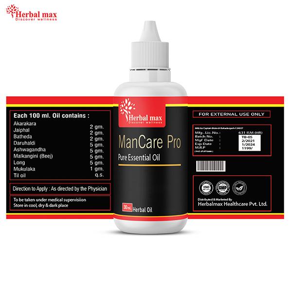 Herbal Max ManCare Pro Pure Essential Oil 30 ml - Sexual Care