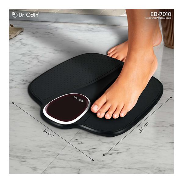 Dr. Odin Electronic Personal Weighing Scale - Black (EB-7010) - Weighing Scale