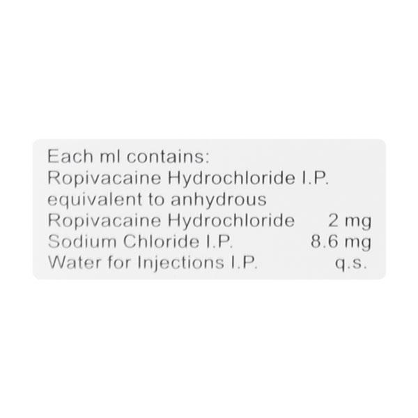 ROPIN 0.2% INJECTION 20ML - Anaesthesia General