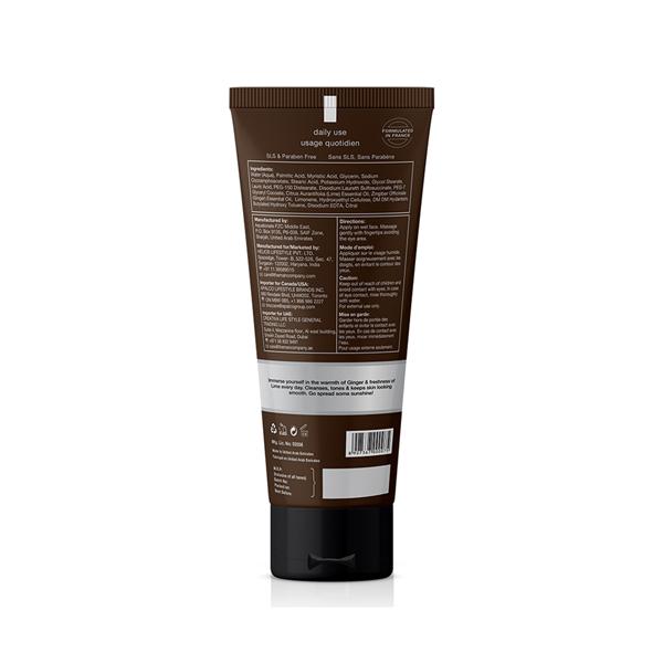 The Man Company Face Wash - Ginger & Lime 100 ml - Face Washes