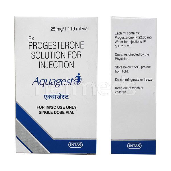 Aquagest 22.35mg Injection 1ml - Hormonal Therapy-Oes