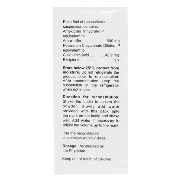 CLAVAM ES ORANGE FLAVOUR Dry Syrup 50ml - Bacterial Infections-Pen