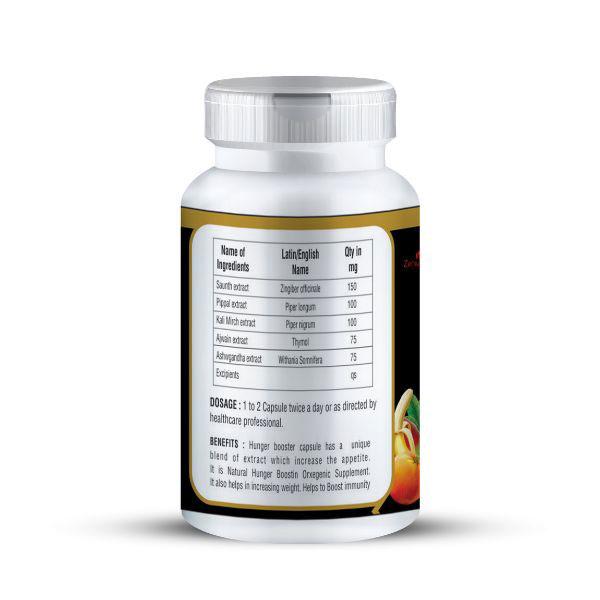 Zenius Hunger Booster 500 mg Capsule 60's - Speciality Medicines