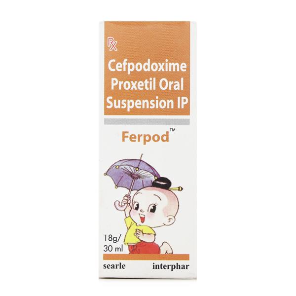 FERPOD 50mg Oral Suspension 30ml - Bacterial Infections-Cep