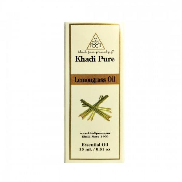 Khadi Pure Herbal Essential Oil - Lemongrass 15 ml