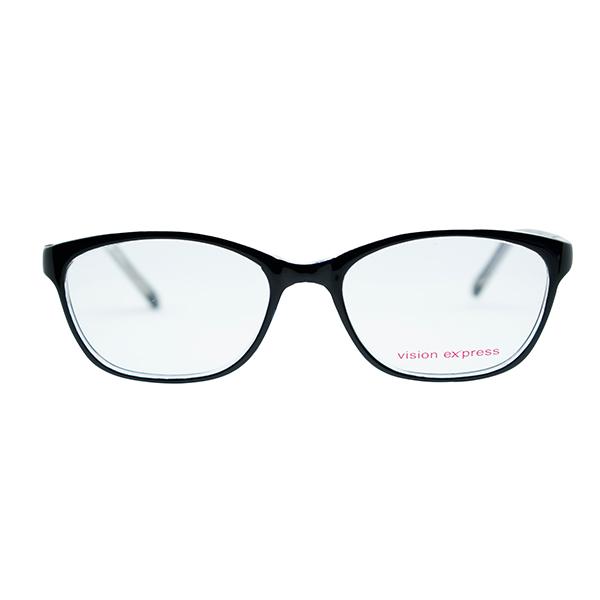 Vision Express 49028 AF (including UV blue lens) - Black crystal - Women Eyeglasses