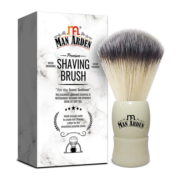 Netmeds | Man Arden Premium Shaving Brush - Royal White 1's