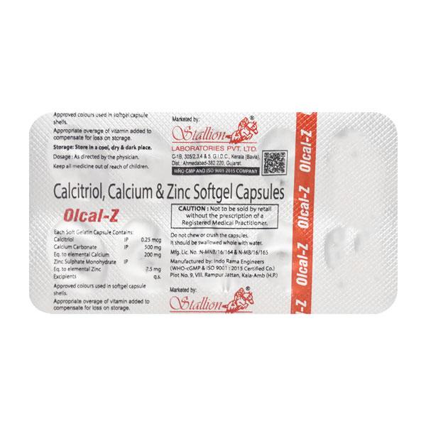 OLCAL Z Soft Gelatin Capsule 10's - Supplements-Vam