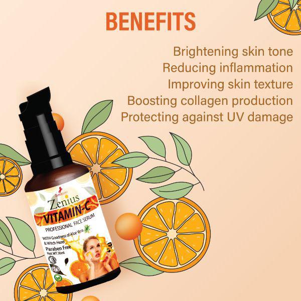 Zenius Vitamin C Professional Face Serum 30 ml - Personal Care (Ayush)