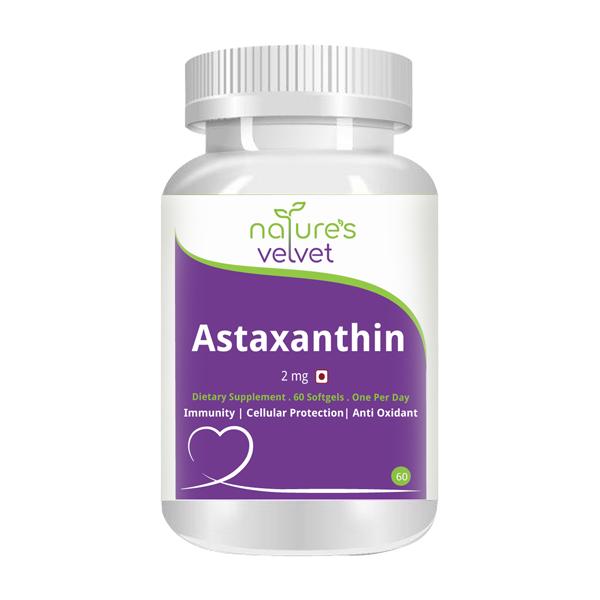 Natures Velvet Astaxanthin 2 mg Softgel 60's - Speciality Medicines