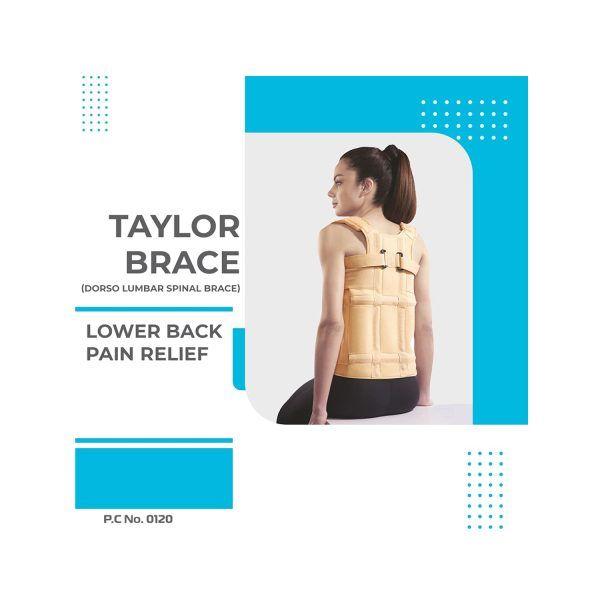 Vissco Core Taylor Brace (Dorso Lumbar Spinal Brace) - Firm Support (0120) (XL) - Back/Abdomen Supports