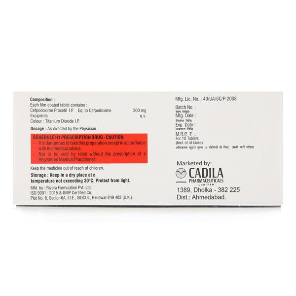 Axone O 200mg Tablet 10'S - Bacterial Infections-Cep