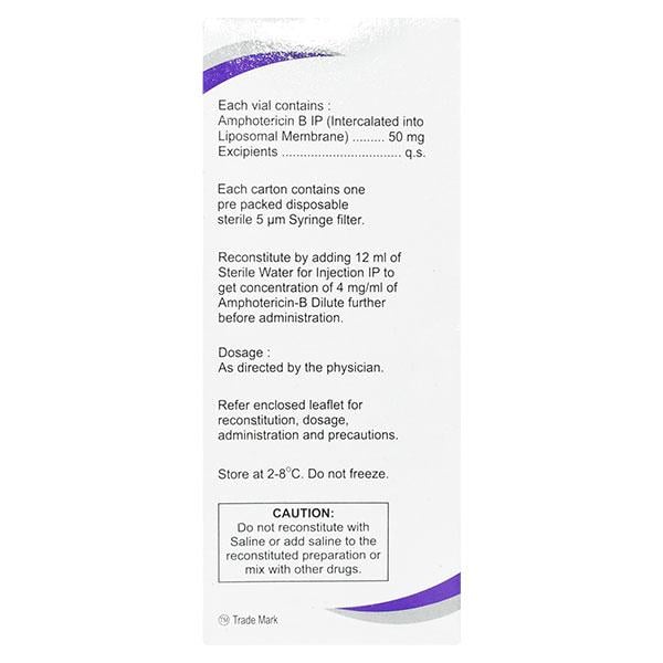 Amphonex 50 mg Injection 1'S - Fungal Infections-Anf