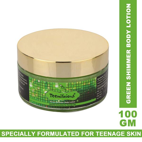 Fixderma Teenilicious Body Lotion - Green Shimmer 100 gm - Lotions & Creams