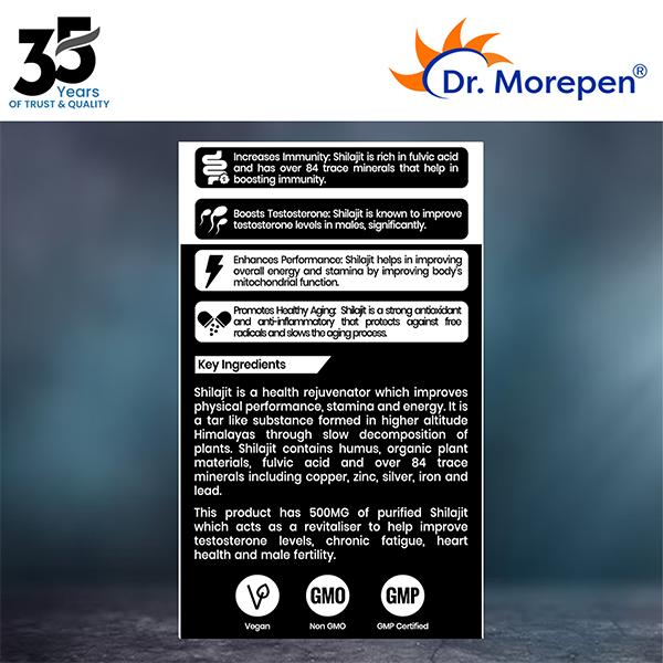 Dr. Morepen Shilajit Capsule 60's - Sexual Healthcare