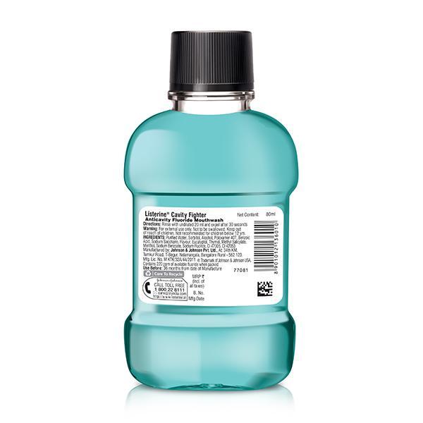 Listerine Cavity Fighter Mouthwash 80 ml - Mouthwash
