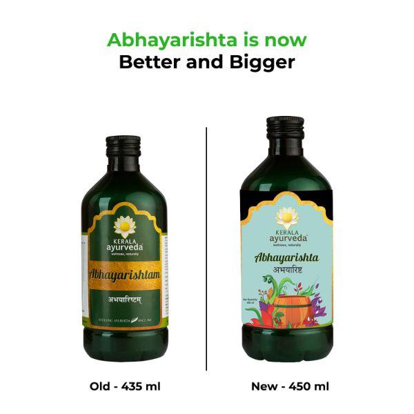 Kerala Ayurveda Abhayarishtam Tonic 450 ml - Digestive Care