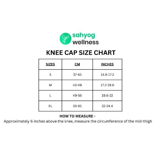 Sahyog Wellness Knee Cap - Black (L) 1's - Knee/Leg Supports