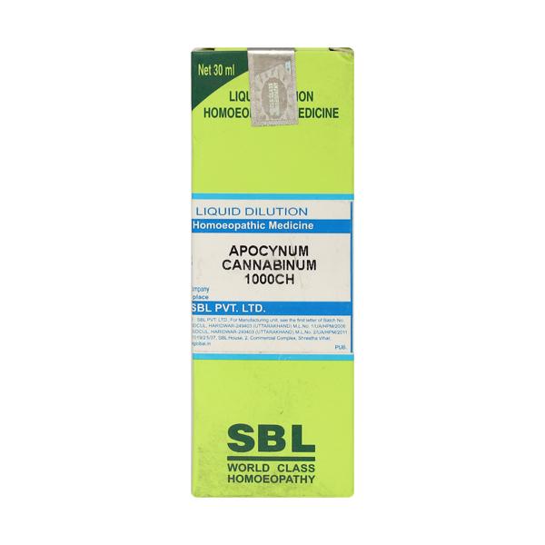 SBL Apocynum Cannabinum 1M Liquid 30 ml - Dilutions