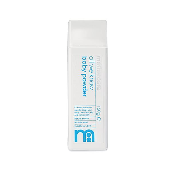 Mothercare All We Know Baby Powder 150 gm - Baby Powder