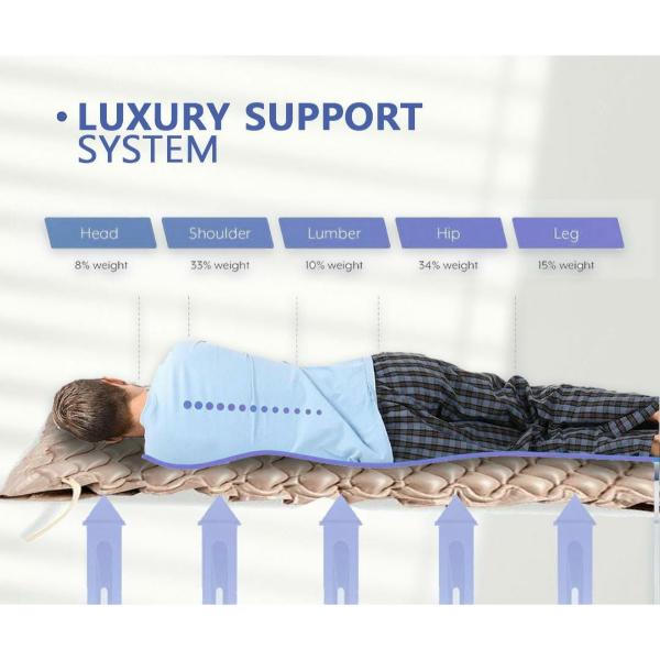 Sahyog Wellness Inflatable Airbeds (Blue & White) 1's - Device - S