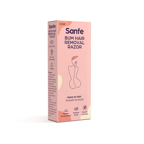 Netmeds | Sanfe Bum Hair Removal Razor 1's