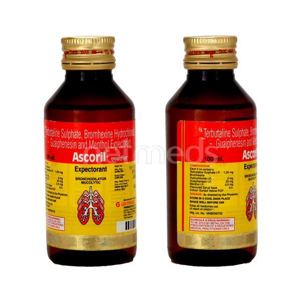 Ascoril + Expectorant 100ml - Asthma/COPD-Ast