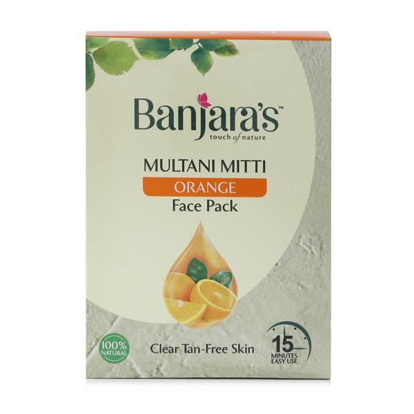 Netmeds | Banjaras Tan Free Multani Mitti Face Pack - Orange 50 gm