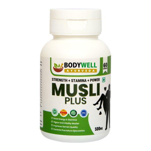 Netmeds | Bodywell Musli Plus 500 mg Veg Capsule 60's